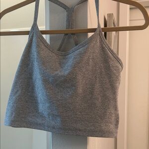 Beyond Yoga Gray Crop Top